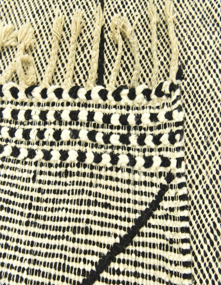 Detail image of 6' 5 x 9' 7  Hand Knotted Moroccan Wool Rug