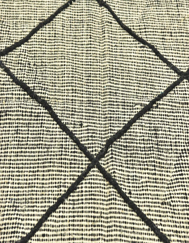 Detail image of 6' 5 x 9' 7  Hand Knotted Moroccan Wool Rug