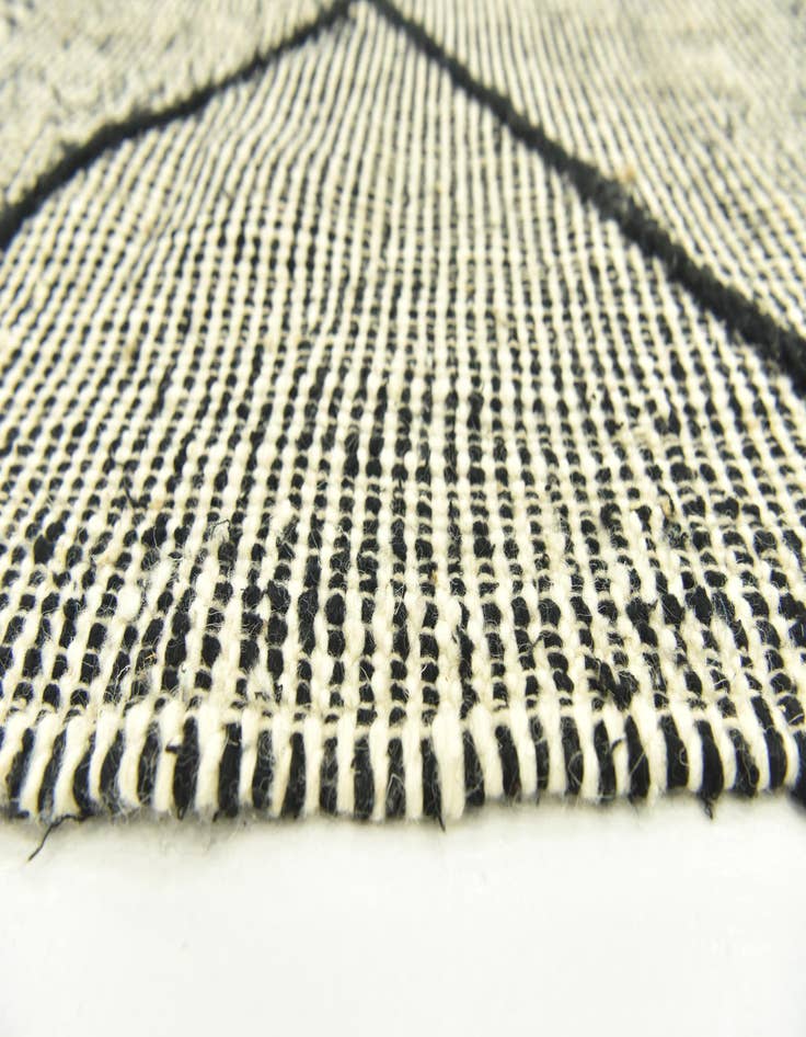 Detail image of 6' 5 x 9' 7  Hand Knotted Moroccan Wool Rug