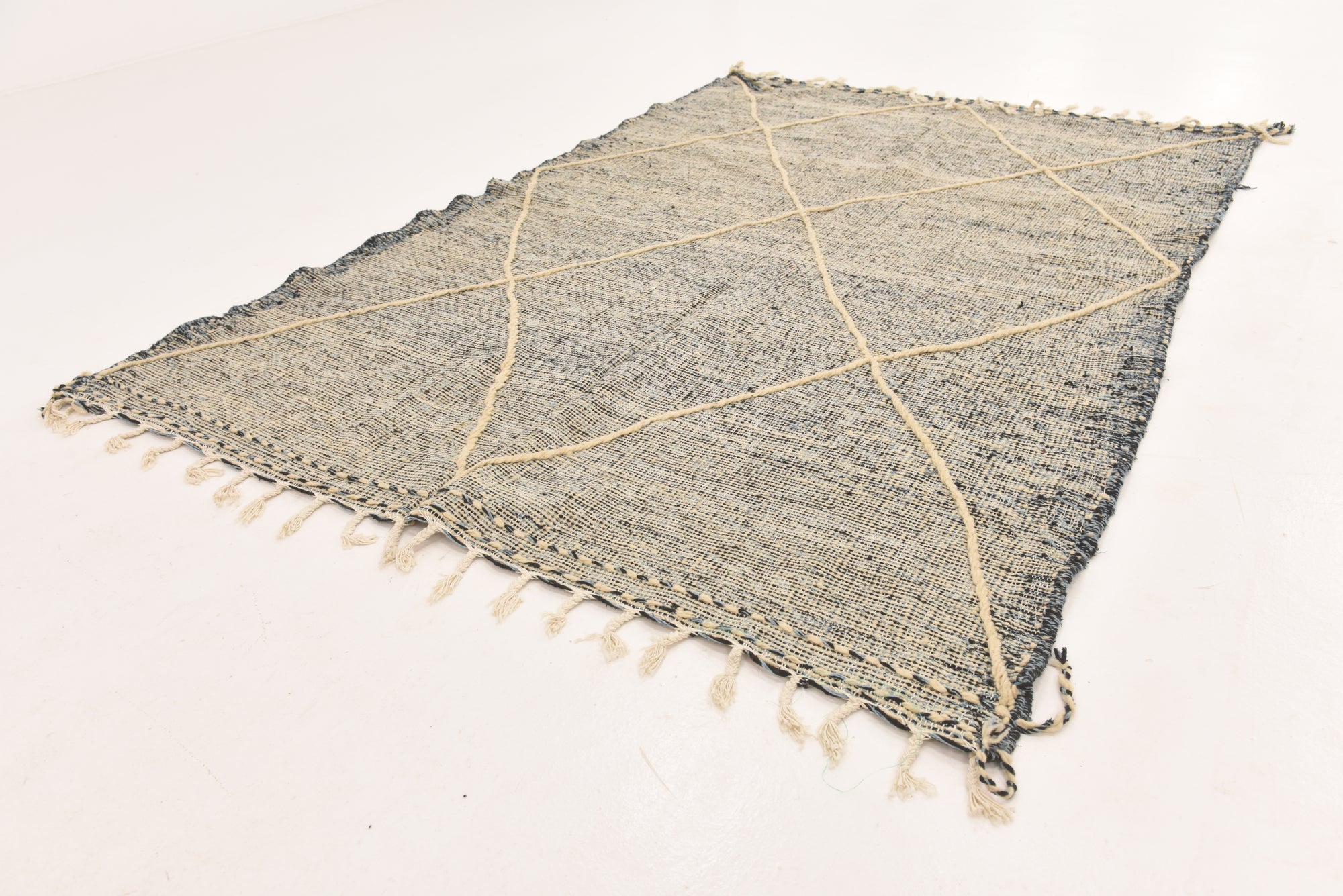 6' 2 x 9' 2 Hand Knotted Moroccan Wool Rug