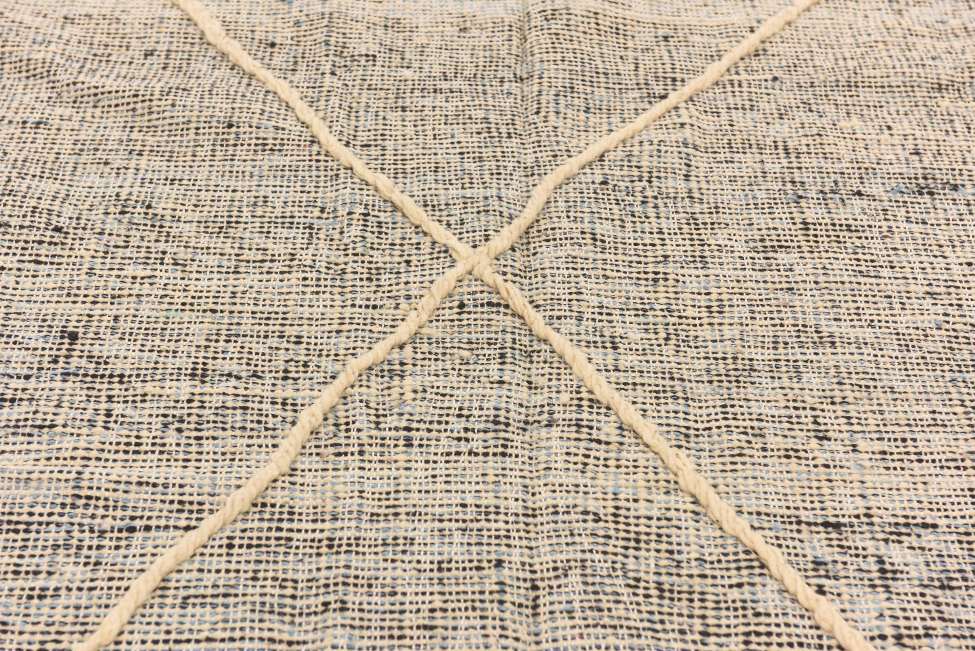 6' 2 x 9' 2 Hand Knotted Moroccan Wool Rug