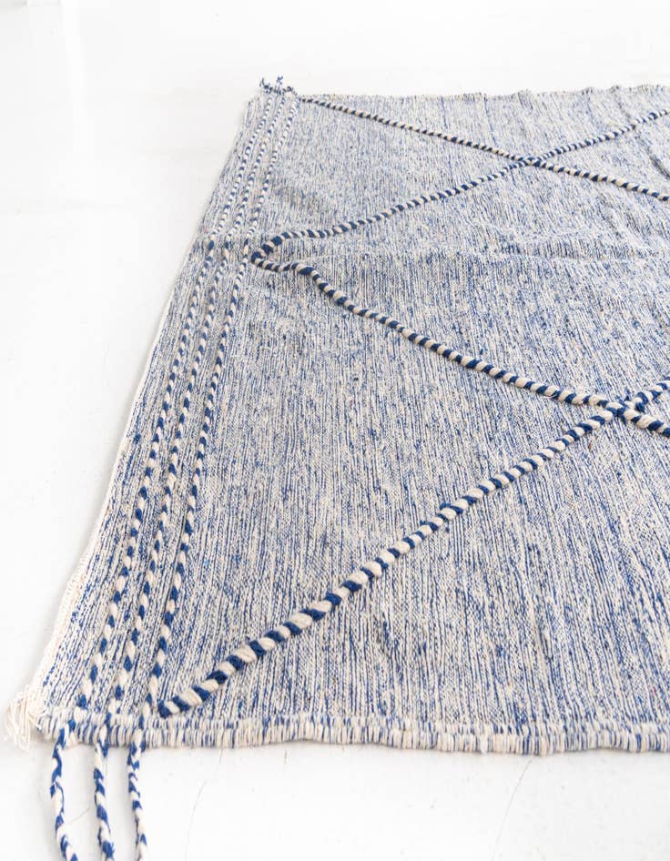 Detail image of 6' 4 x 10' 3  Hand Knotted Moroccan Wool Rug