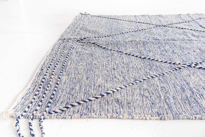 6' 4 x 10' 3 Hand Knotted Moroccan Wool Rug