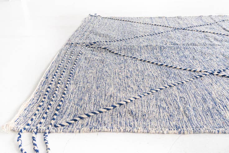 Detail image of 6' 4 x 10' 3 Hand Knotted Moroccan Wool Rug