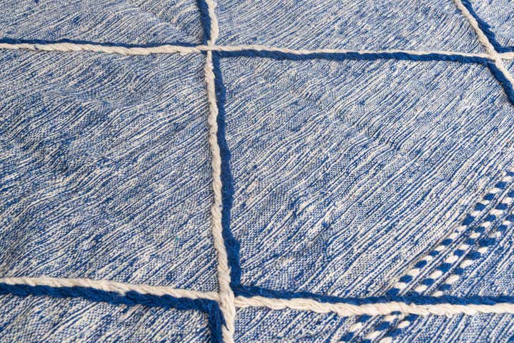 6' 5 x 10' Hand Knotted Moroccan Wool Rug