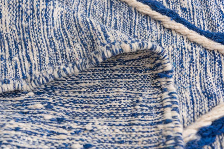 Detail image of 6' 5 x 10' Hand Knotted Moroccan Wool Rug