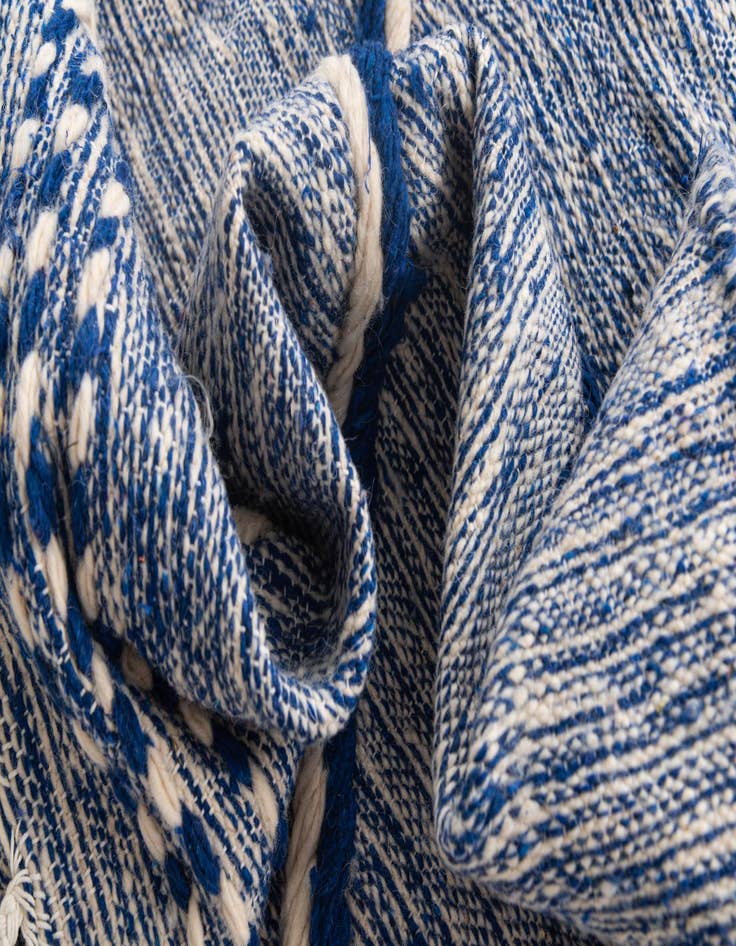 Detail image of 6' 5 x 10'  Hand Knotted Moroccan Wool Rug