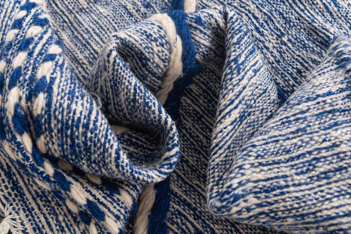 6' 5 x 10' Hand Knotted Moroccan Wool Rug