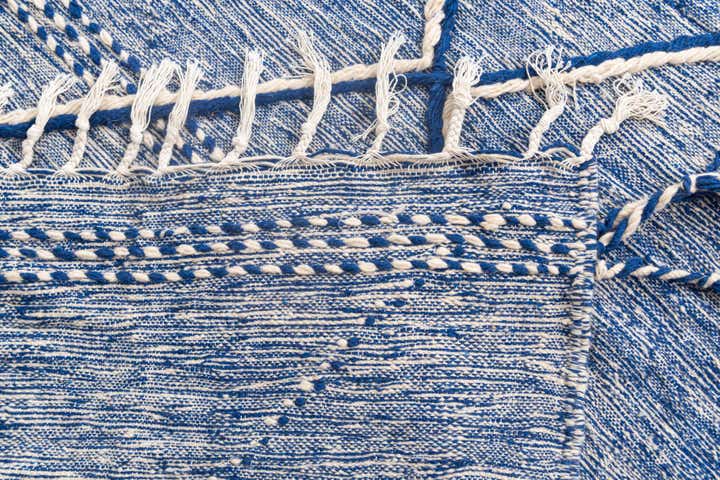 6' 5 x 10' Hand Knotted Moroccan Wool Rug