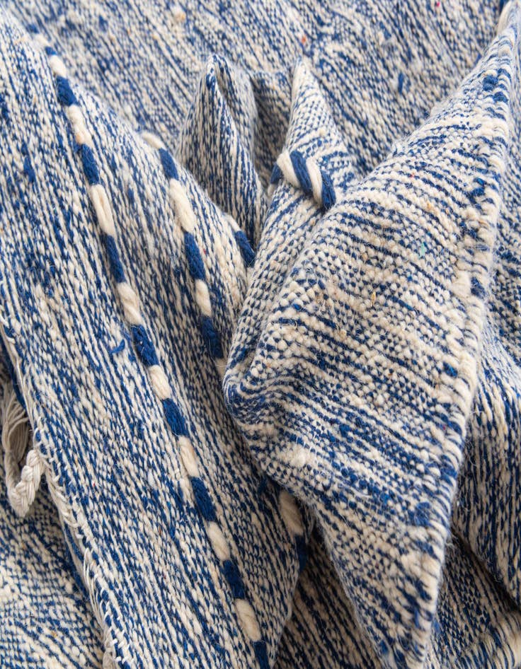 Detail image of 6' 3 x 9' 9  Hand Knotted Moroccan Wool Rug