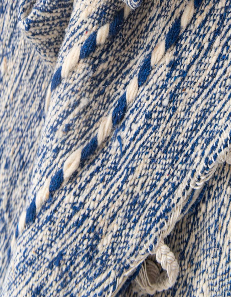 Detail image of 6' 3 x 9' 9  Hand Knotted Moroccan Wool Rug