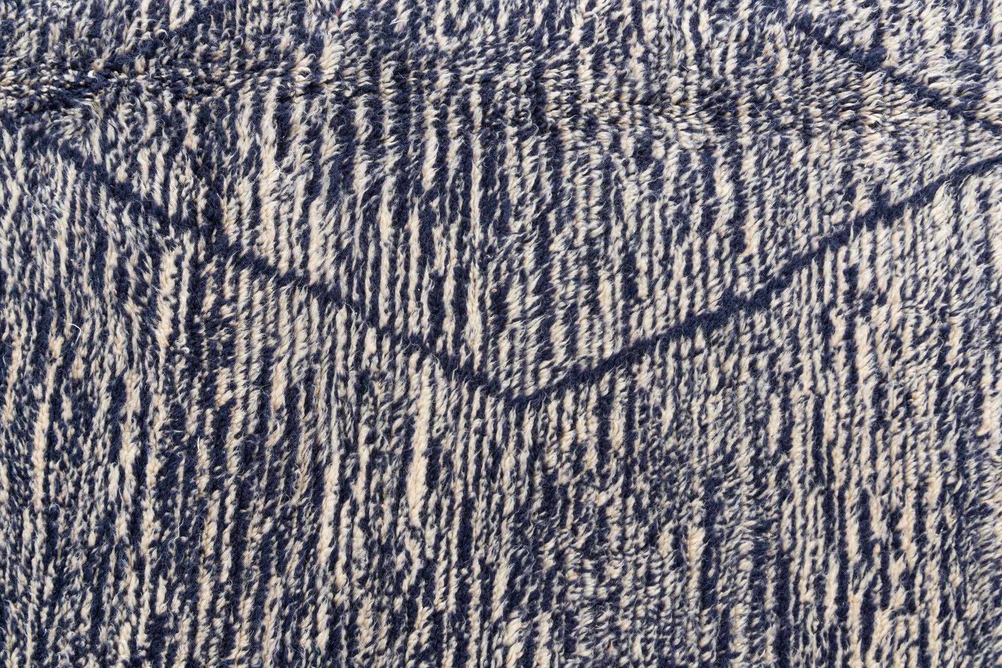 7' x 8' 8 Hand Knotted Moroccan Wool Rug