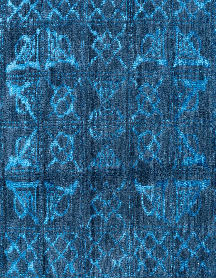 Detail image of 5' 9 x 9' 1  Hand Knotted Moroccan Rug