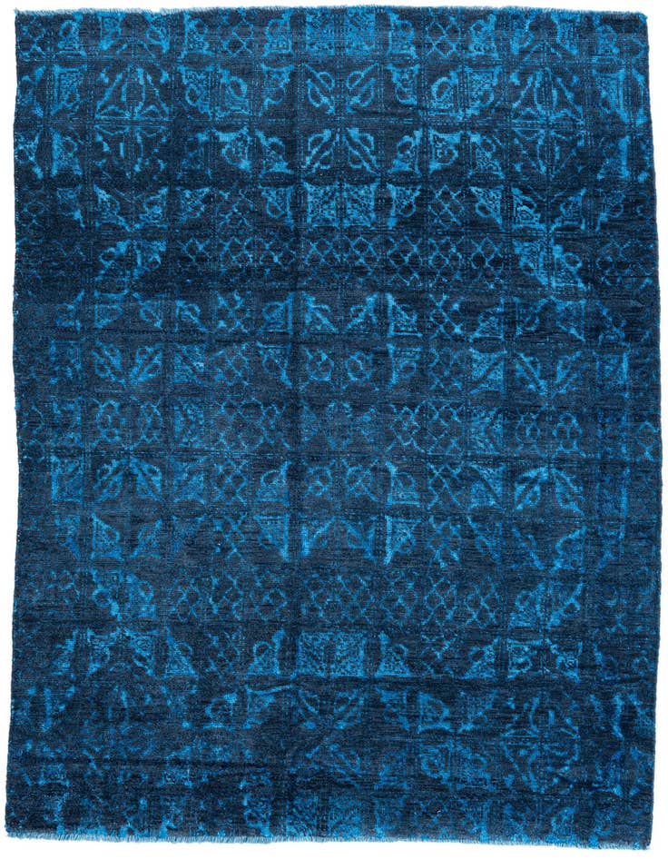 Detail image of 5' 9 x 9' 1 Hand Knotted Moroccan Rug