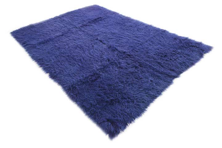 195cm x 280cm Noué main Marocain Tapis Laine