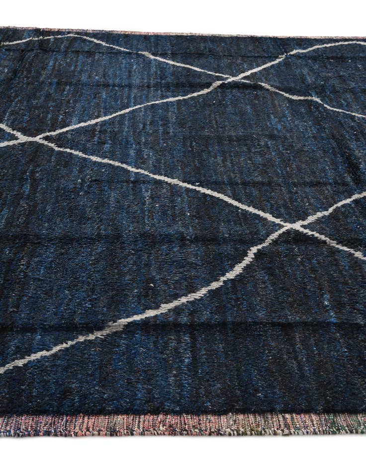Detail image of 8' 10 x 12' 3 Hand Knotted Moroccan Wool Rug