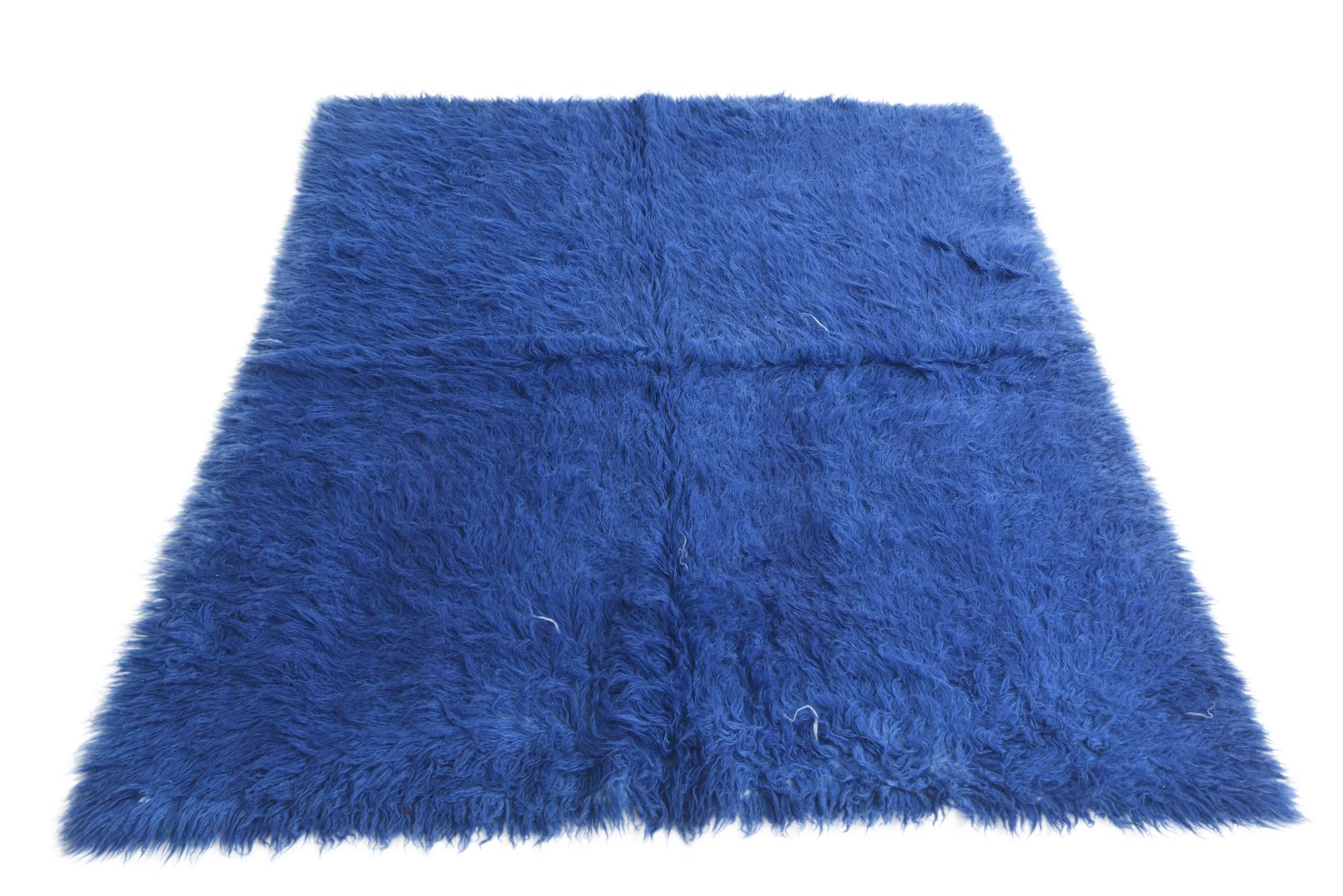 5' x 6' 4 Hand Knotted Moroccan Wool Rug