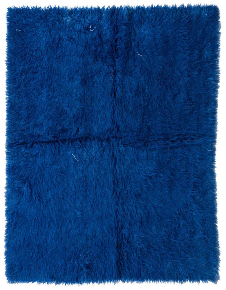Detail image of 5' x 6' 4 Hand Knotted Moroccan Wool Rug