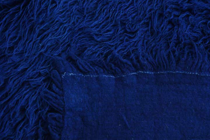 3' 4 x 5' 9 Hand Knotted Moroccan Wool Rug