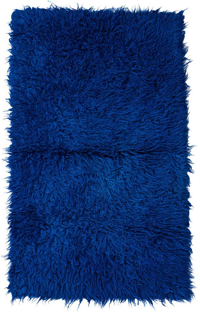 3' 4 x 5' 9 Hand Knotted Moroccan Wool Rug