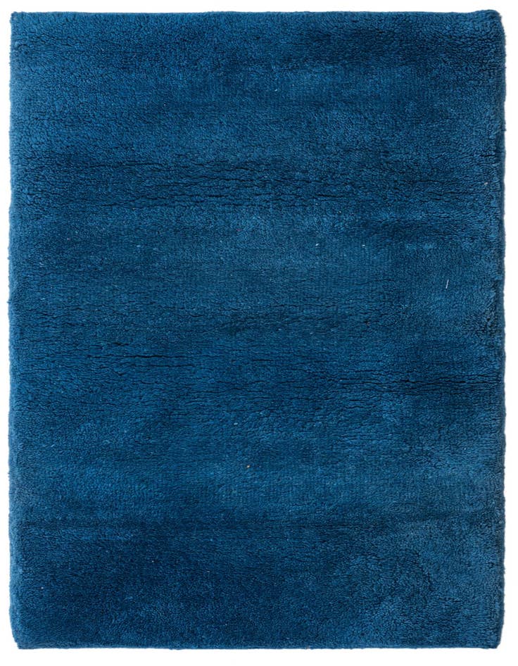Detail image of 2' 6 x 4' 6 Hand Knotted Moroccan Wool Rug