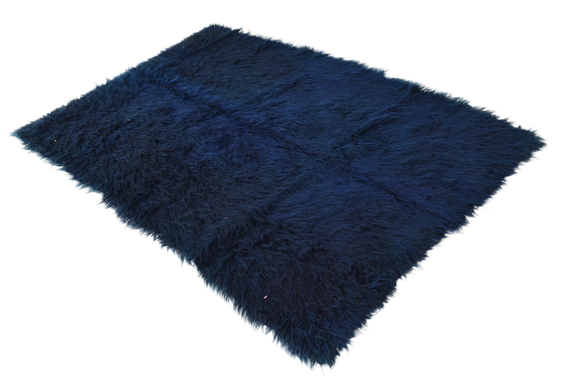 4' 10 x 6' 10 Hand Knotted Moroccan Wool Rug