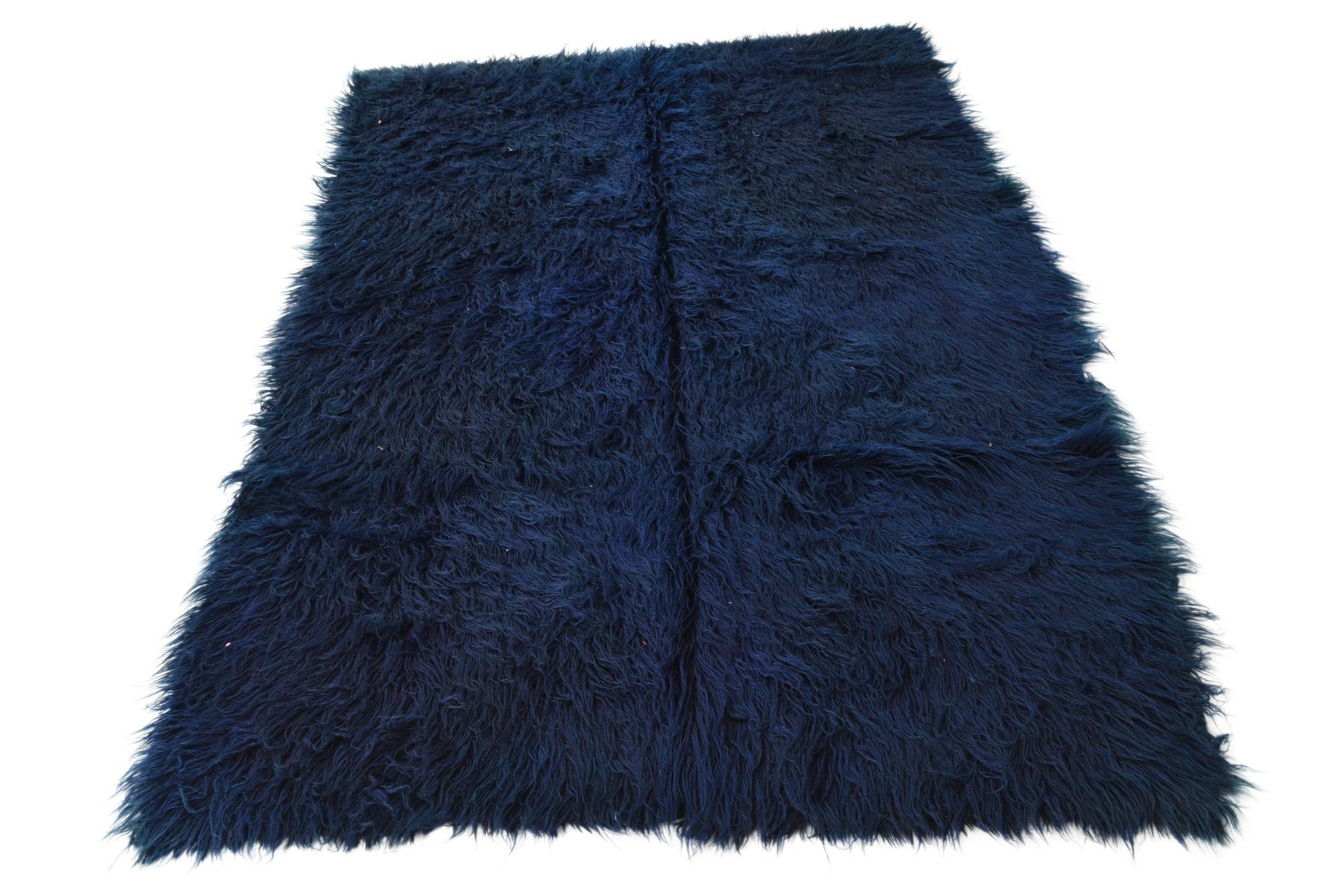 4' 10 x 6' 10 Hand Knotted Moroccan Wool Rug