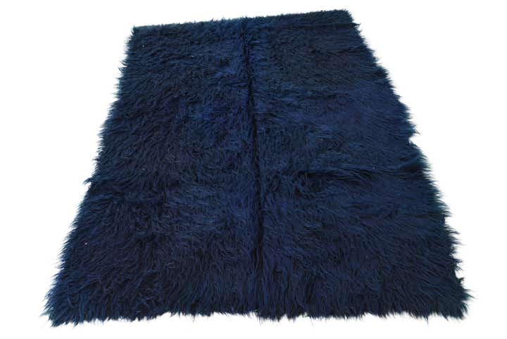 4' 10 x 6' 10 Hand Knotted Moroccan Wool Rug