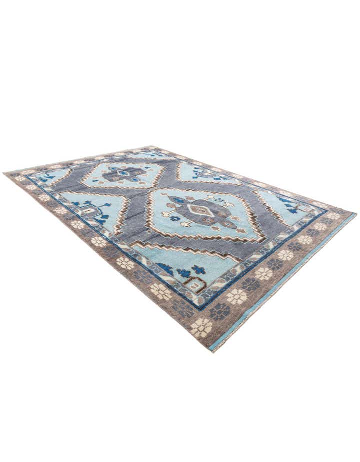 8' 10 x 12' 6 Hand Knotted Moroccan Wool Rug