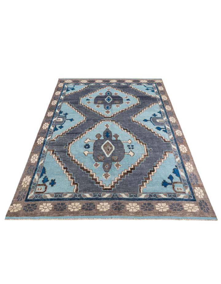 8' 10 x 12' 6 Hand Knotted Moroccan Wool Rug