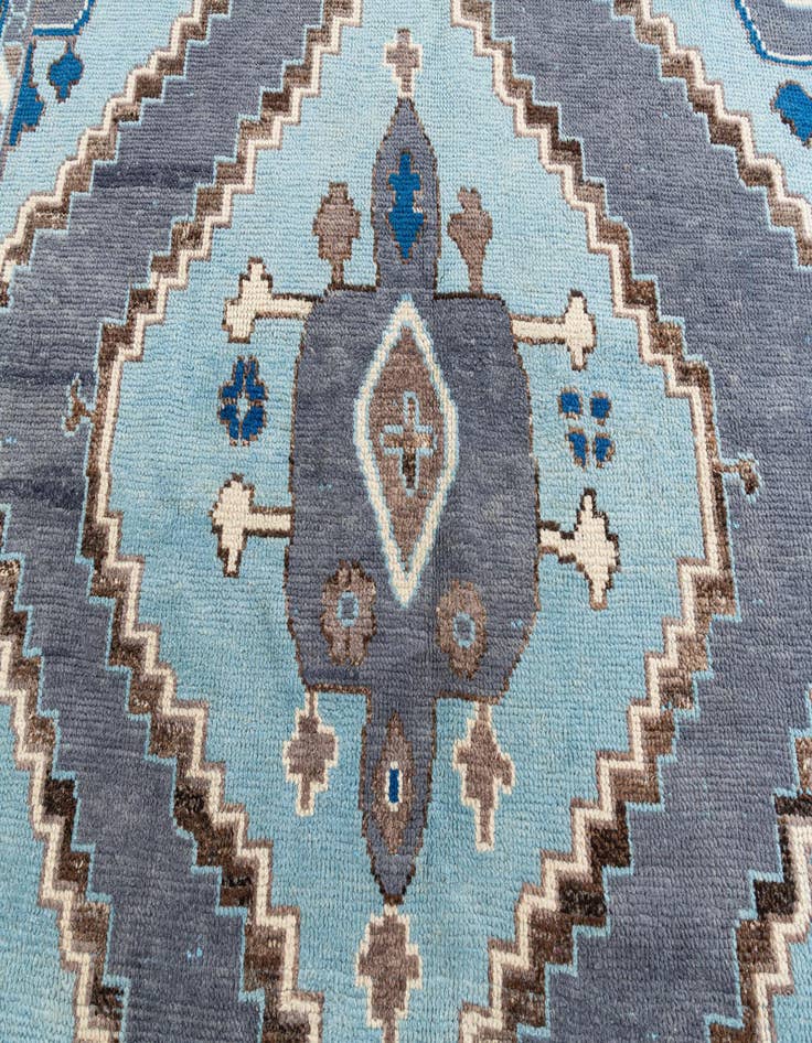 Detail image of 8' 10 x 12' 6  Hand Knotted Moroccan Wool Rug