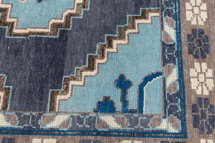 8' 10 x 12' 6 Hand Knotted Moroccan Wool Rug