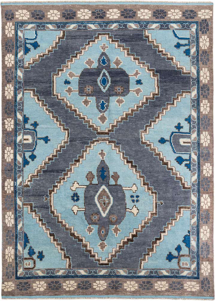 8' 10 x 12' 6 Hand Knotted Moroccan Wool Rug