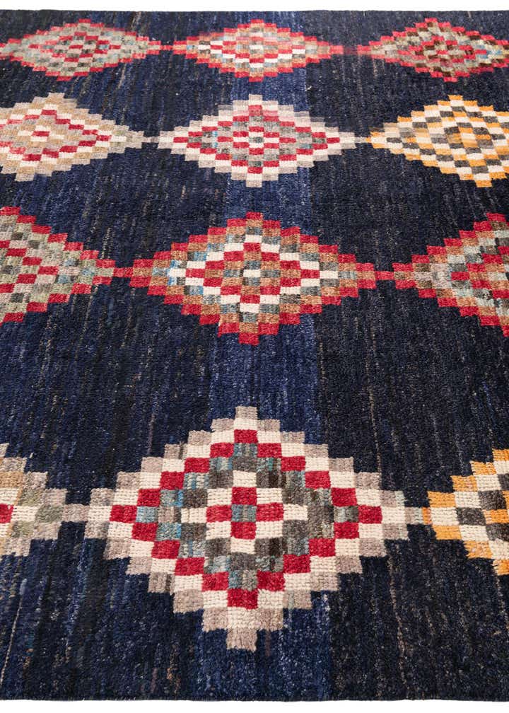 8' 6 x 10' Hand Knotted Moroccan Wool Rug