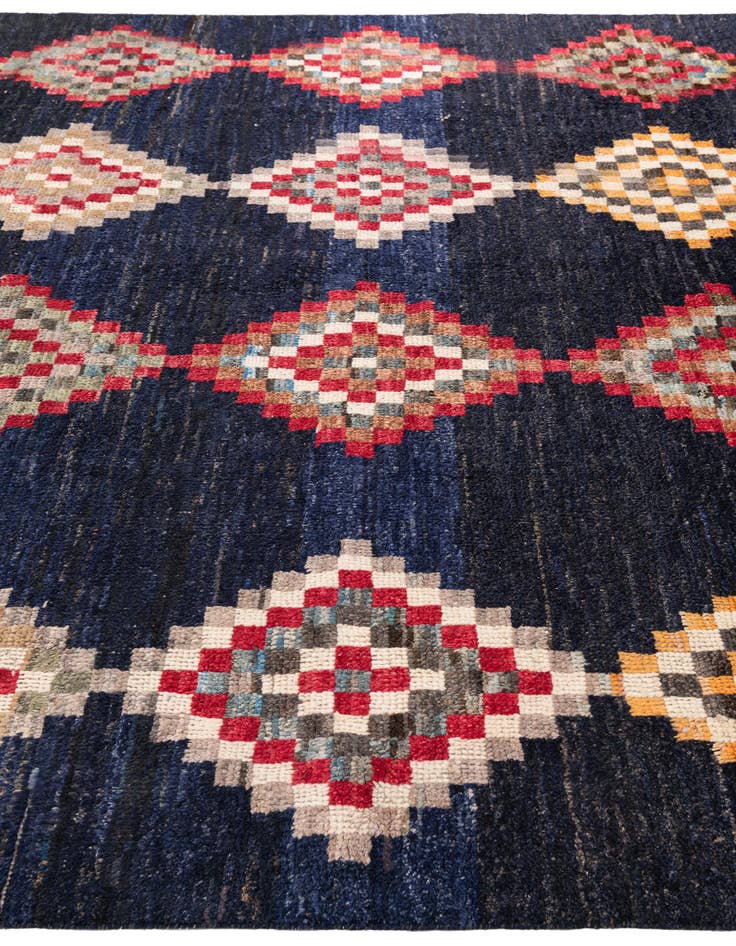 Detail image of 8' 6 x 10'  Hand Knotted Moroccan Wool Rug