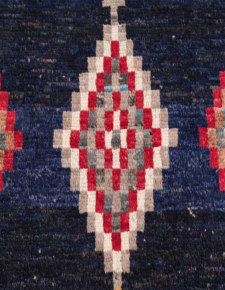 Detail image of 8' 6 x 10' Hand Knotted Moroccan Wool Rug