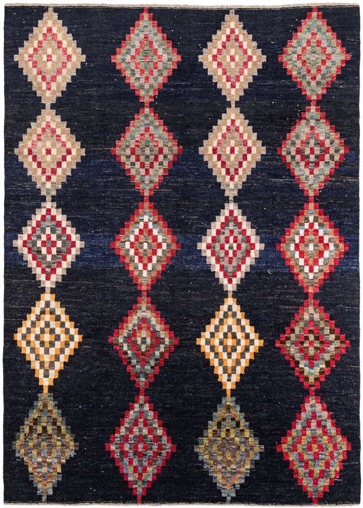 8' 6 x 10' Hand Knotted Moroccan Wool Rug