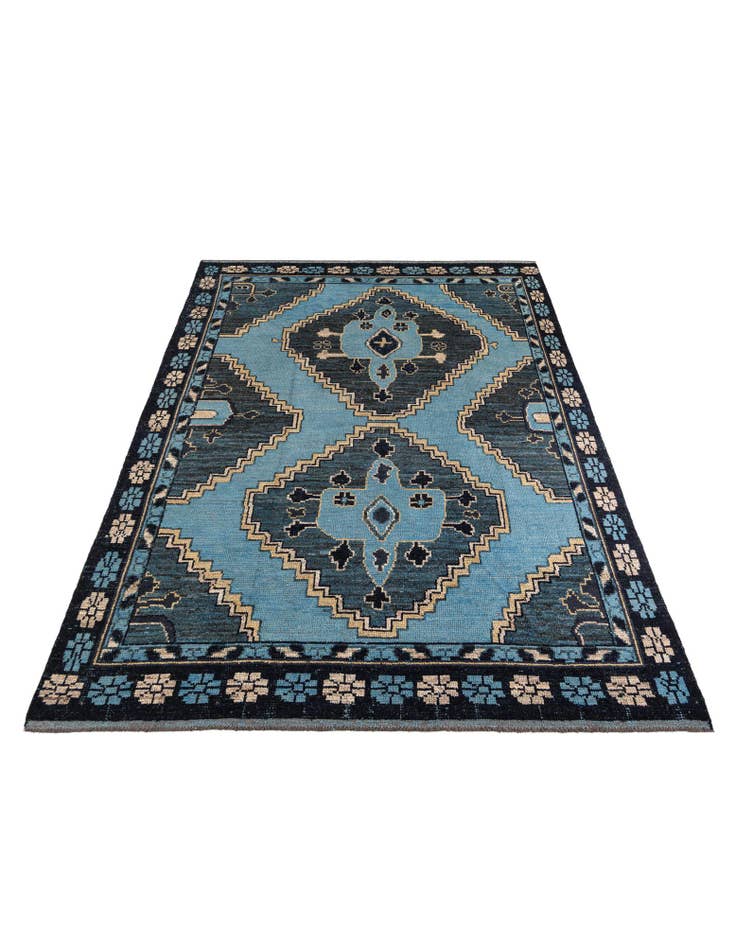 Detail image of 8' 10 x 12' 7 Hand Knotted Moroccan Wool Rug