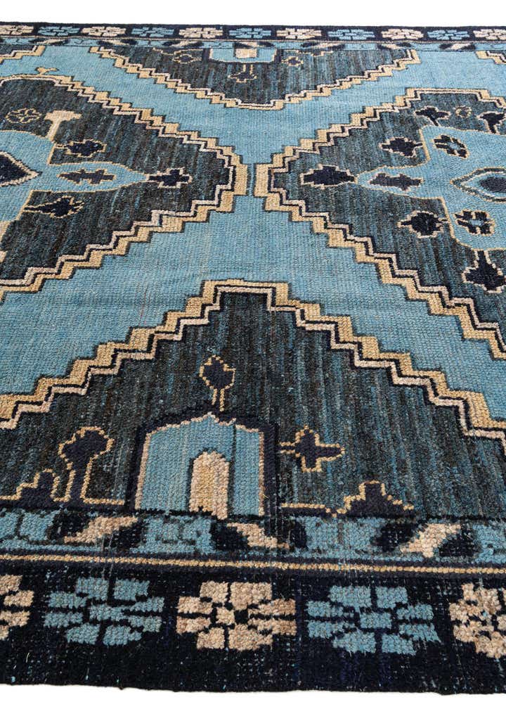 8' 10 x 12' 7 Hand Knotted Moroccan Wool Rug