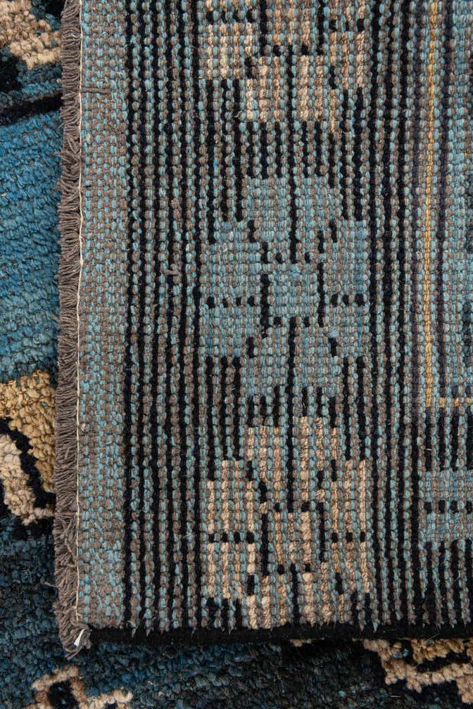 8' 10 x 12' 7 Hand Knotted Moroccan Wool Rug