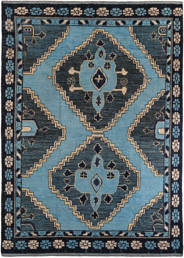 8' 10 x 12' 7 Hand Knotted Moroccan Wool Rug