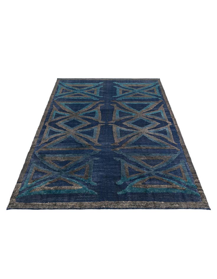 Detail image of 8' x 10' 6 Hand Knotted Moroccan Wool Rug