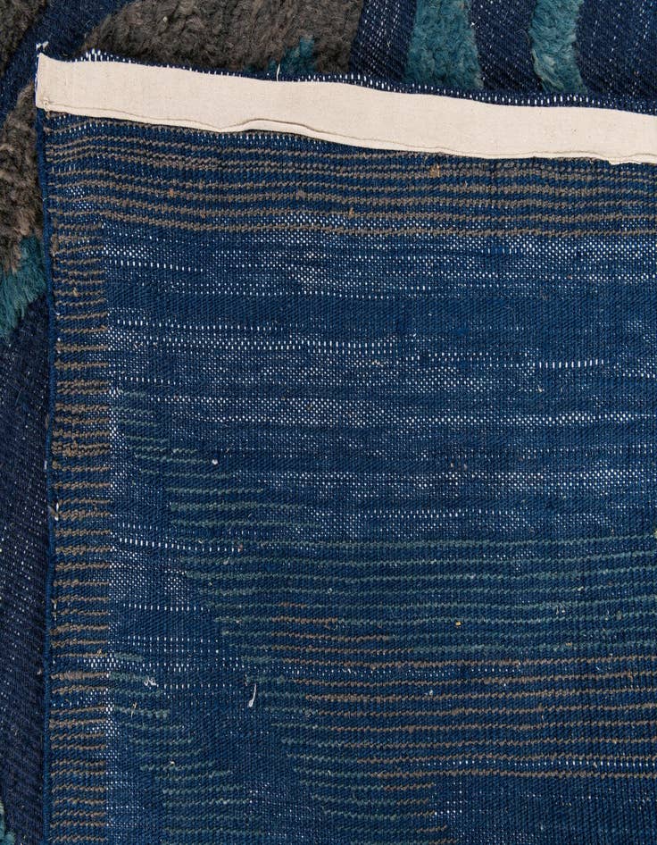 Detail image of 8' x 10' 6  Hand Knotted Moroccan Wool Rug