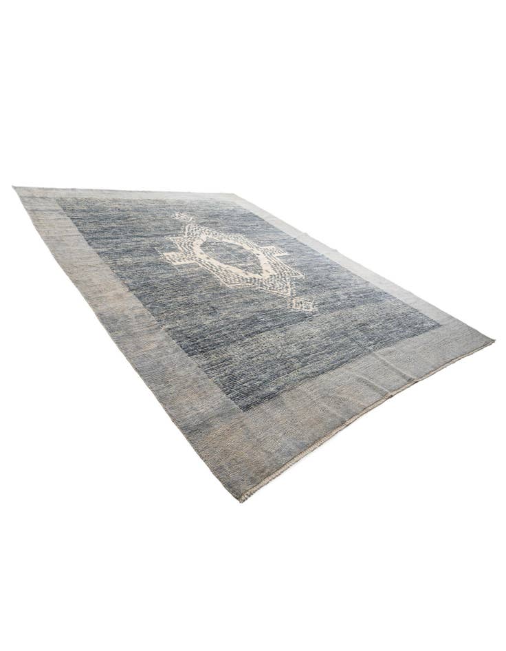 Detail image of 10' 8 x 14' 4  Hand Knotted Moroccan Wool Rug