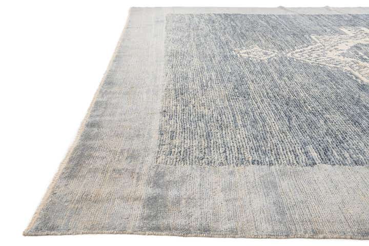 10' 8 x 14' 4 Hand Knotted Moroccan Wool Rug