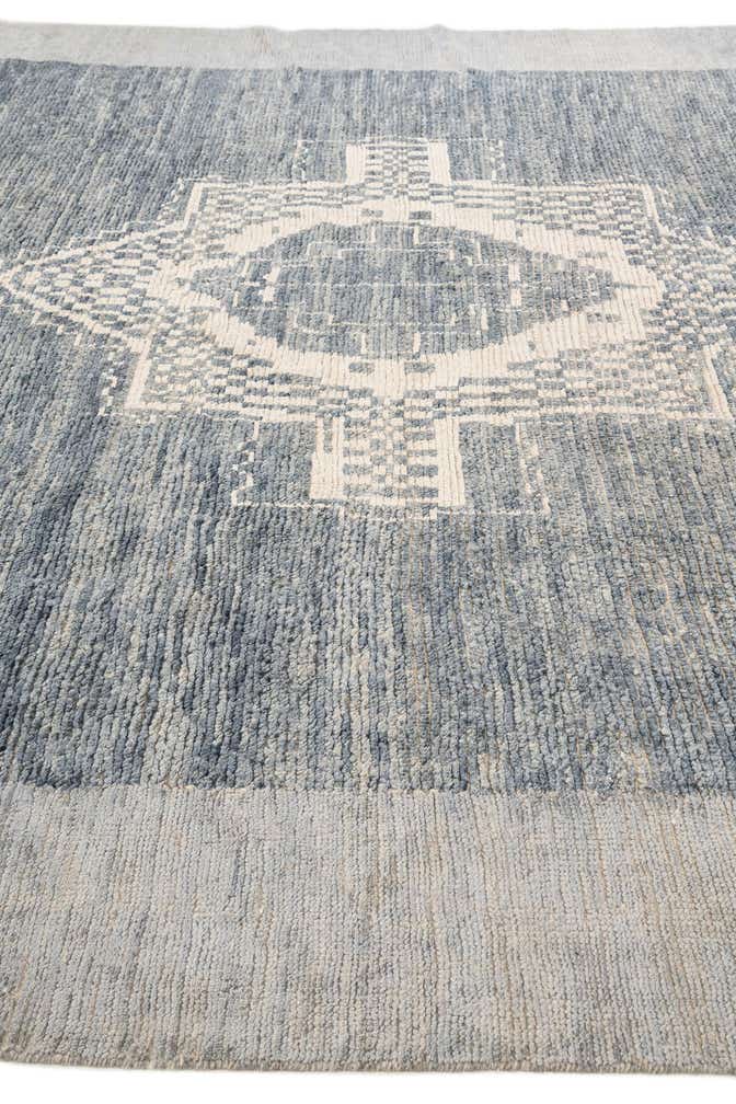 10' 8 x 14' 4 Hand Knotted Moroccan Wool Rug