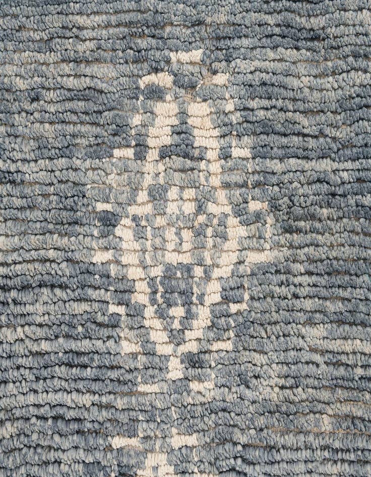 Detail image of 10' 8 x 14' 4  Hand Knotted Moroccan Wool Rug
