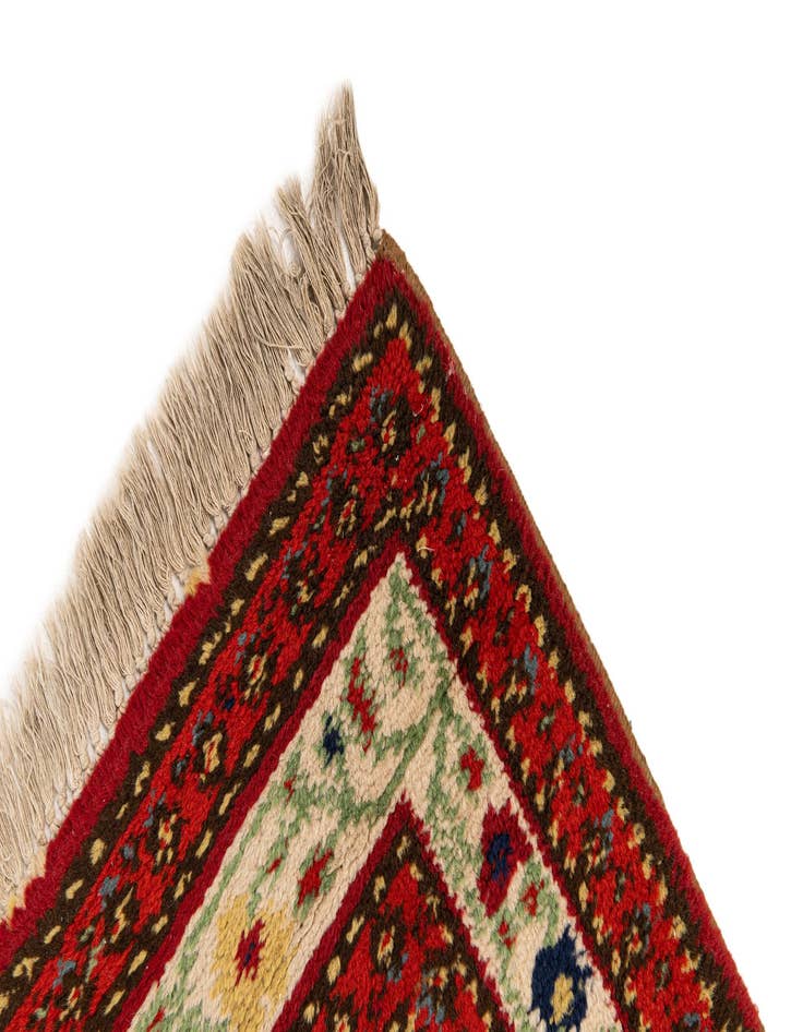 Detail image of 2' 6 x 4' 6  Hand Knotted Moroccan Wool Rug