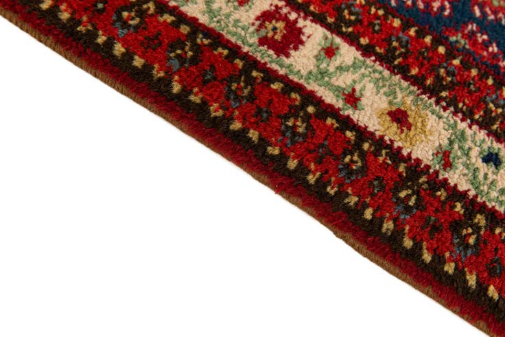 Detail image of 2' 6 x 4' 6 Hand Knotted Moroccan Wool Rug