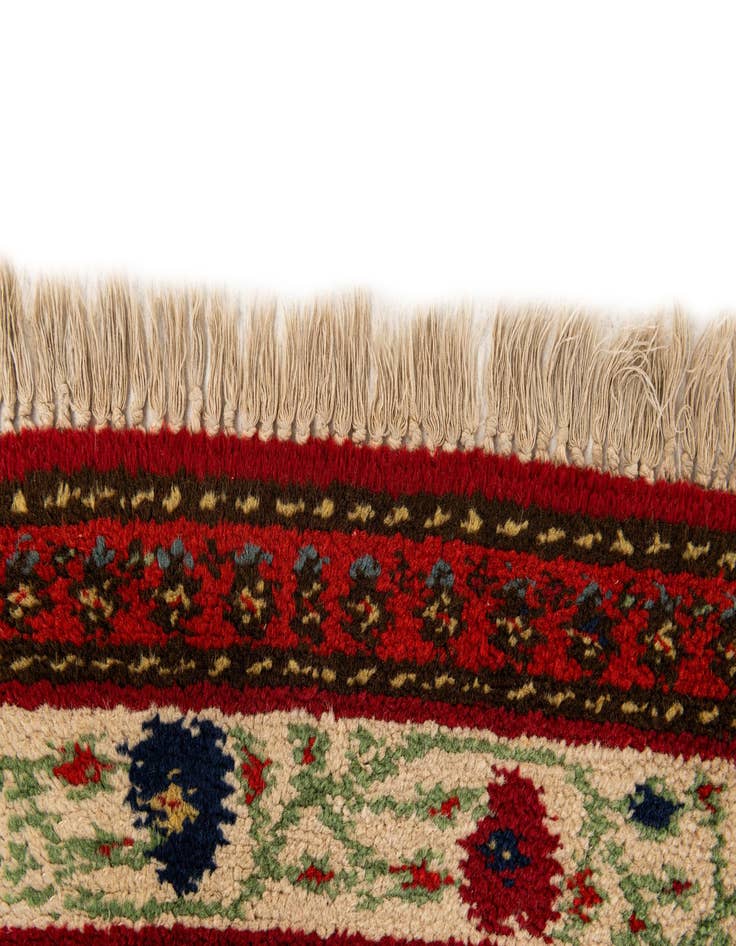 Detail image of 2' 6 x 4' 6  Hand Knotted Moroccan Wool Rug